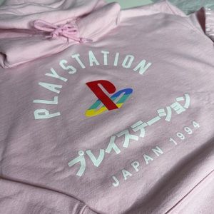 PlayStation Hoodie Pink Size Large